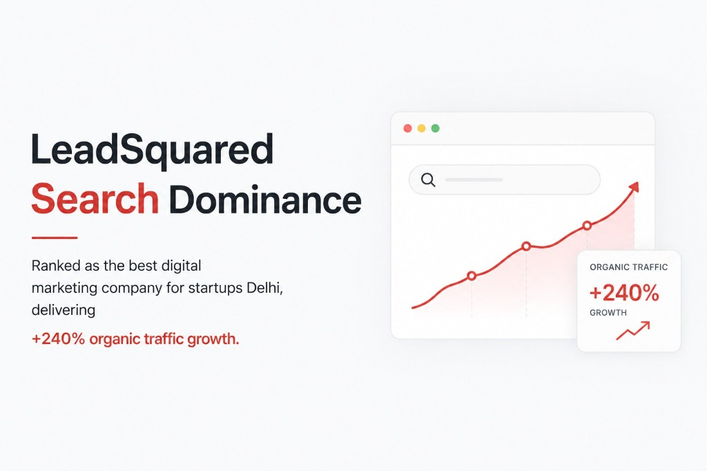 Digital Marketing Agency in West Delhi - LeadSquared India SEO Case Study